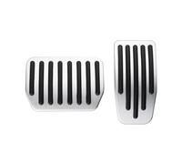 Car Pedal Pads For Tesla Model 3 Y For Model3 For ModelY 2006-2024 Car Foot Accelerator Brake Pedals Cover Anti-Slip Pads Accessories AT(Silver)