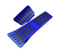 Car Pedal Pads Rubber Anti-Slip Alloy Footrest Foot Cover Part Pad Car Gas Brake Pedal For Kia For Soul PS EV 2014~2019(B)