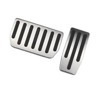 Car Pedal Protective Cover Stainless Anti-Slip Pedal Covers For Tesla For Model For S X AT No Drill Silver Black Optional Foot Rest Car Pedal Replacement