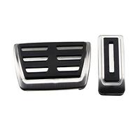 Car Pedal Protective Cover Stainless Steel Pedal Covers For Transporter For Multivan For T5 For T6 For Caravelle AT MT Anti-Slip No Drill Install Car Pedal Replacement