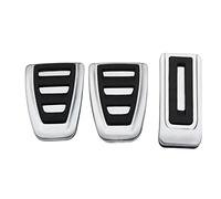 Car Pedal Protective Cover Stainless Steel Pedal Covers For Transporter For Multivan For T5 For T6 For Caravelle AT MT Anti-Slip No Drill Install Car Pedal Replacement