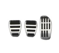 Car Pedal Protective Cover Stainless Steel Pedal Covers with Footrest for Captur 2019-2023 AT LHD RHD Anti-Slip No Drill Car Pedal Replacement
