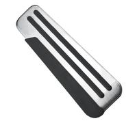 Car Pedal Protective Cover Stainless Steel Pedal Covers with Footrest for Captur 2019-2023 AT LHD RHD Anti-Slip No Drill Car Pedal Replacement