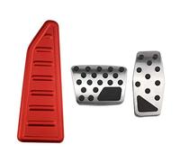 Car Pedal Protective Cover Stainless Steel Pedal Covers With Footrest For Jeep For Renegade 2015-2022 AT LHD RHD Anti-Slip No Drill Car Pedal Replacement