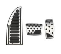 Car Pedal Stainless Steel Car Pedal Brake Pedals Cover Rest Pedals Compatible For Jeep Renegade 2015-2020 Compatible For Jeep Compass 2017-2020(LHD 3Pcs Full)
