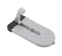 Car Pedals Aluminum Alloy SUV Door Step Hook Design Durable Roof Assist Step(Silver)