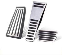 Car Pedals Brake Pedal For Volvo XC60 XC90 S90 V90 2018 2019-2021,Car Auto Vehicle Non Slip Sports Aluminium Alloy Pedal Foot Treadle Foot Brake Cover Pad