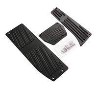 Car Pedals,Car Pedal Covers Car Pedal Fit Use For BMW 3 Series E30 E36 E39 E46 E87 E90 E91 E92 E93 X1 X3 X4 Z4 M3 AT MT(Black Drill for AT)