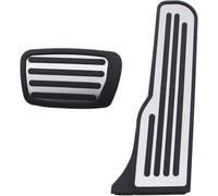 Car Pedals for Cadillac CT4 CT5 CT6 2019-2020, Auto Stainless Steel Brake Cluth Pedal Protection Cover Non-Slip Car Pedal Cover