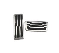 Car Pedals For Everest For Endeavour For Raider For Ranger 2016-2023 Stainless Steel Car Pads Cover Gas Fuel Brake Pedals Pad Car Brake Pedal Pads(AT)