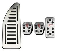 car pedals For Focus 2 3 4 MK2 MK3 MK4 St Rs 2005-2018 Accessories Aluminium Fuel Pedal Brake Pedals Rest Set Cover Car Foot(MT WITH REST)