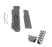 Car Pedals For Jeep For Wrangler JL JLU For Gladiator JT 2018-2023 Alloy Pedal Left Driver Foot Rest Pad Anti-Slip Gas Brake Cover CYPMDW(Rest Gas Brake)