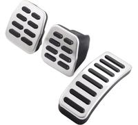 Car Pedals for VW Lupo 1999 2000 2001-2005, Auto Stainless Steel Brake Cluth Pedal Protection Cover Non-Slip Car Pedal Cover