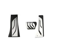 Car Pedals Kit Accelerator Gas Brake Footrest Pedal Cover For X5 X6 F15 F16 E70 E71 E72 2008-2018 AT LHD gas pedal cover(AT 1)