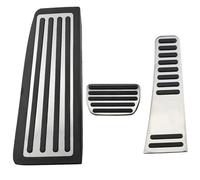 Car Pedals Replacement for Volvo For XC60 2017 2018 2019 2020 2021 Stainless Steel Accelerator Gas Brake Foot Rest Pedal Cover Accessories(3Pcs AT with rest)(3Pcs AT with rest)