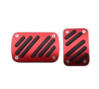 Car Pedals Set For Peugeot 308 II T9 2014-2021 AT Gas Brake Non-slip Pedal Cover Parts Car Pedals(Red)