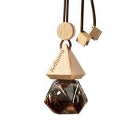 Car Perfume Air Freshener - Auto Rearview Hangable Scent | Long Lasting Natural Fragrance With Triangular Crystal Design For Vehicle Interior, Travel, Business, Beach, Home And Workplace