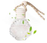 Car Perfume Bottle - Refillable Car Air Freshener Diffuser | Hanging Perfume Atomiser Spray Bottle | Glass Essentiial Diffuser Bottlle For Long-Lasting Fragrance & Carr Interior Freshness