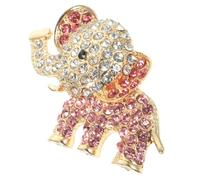 Car Perfume Clip Alloy Ornament Diamond Elephant Air Freshener | Air Vent Clip Design, Smoke Removal Support, Silver Finish, Modern Decorative Piece for Car Interiors
