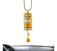 Car Perfumed Pendant - 10 ml Rechargeable, Aromatherapy Diffuser for Suspension, Empty Bottle Suitable for Essential Oils | Decorative Accessory on Rearview Mirror