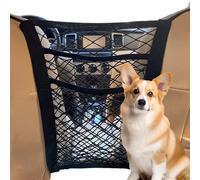 Car pet protection net for Sitz FR von Leon Ibiza Cupra, Stretchable 3-Layer Car Storage Net Organiser Between Front Seats Dog Pet Net Barrier