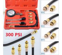 Car Petrol Engine Cylinder Pressure Tester Compression Gauge Test Tool Kit Set