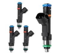 Car Petrol Injection Nozzles 0280158179 280158179 for Fusion L4 2.0L Electric/Gas 2013 2014 2015 4pcs Metal and ABS Fuel Injector