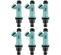 Car Petrol Injection Nozzles for Toyota Supra 1998 3.0L 2997CC L6 Gas 23250-46090 6Pcs, Car Petrol Fuel Injection Nozzles Replaces Engine Performance.