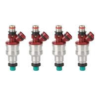 car Petrol Injector Nozzle 4X OEM Fuel Injectors 23250-35040 89-95 for Toyota for 4Runner for Pickup for T100 for 22RE 2.4L