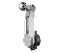 Car Phone Ball Joint Attachment - 17mm Pivot Mount Arm Adapter, Dashboard GPS Cradle Extender | Smartphone Bracket, Air Vent Clip, Auto Dock Flexible Vehicle Support Extension