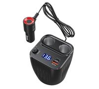 Car Phone Charger,60W Anti-Slip Adjustable Cable With Plug-And-Play Technology,2 Port Car USB Charger | For The Use Of Men And Women For Mobile Phones In And Trucks With Battery