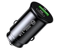Car Phone Charger Adapter,Car Charger Port Adapter | A+C Mobile Phone Car Charger,3.1A Small Charger Adapter USB for Intelligent Electronic Devices