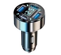Car Phone Charger for MG MG4,Automobile Cigarette Lighter USB Chargers,Adapter Splitter Multi Socket,Outlet Voltmeter Fast Charging Retractable Accessories,3 USB+1 PD