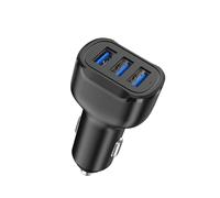 Car Phone Charger for Toyota bZ4X,Automobile Cigarette Lighter USB Chargers,Adapter Splitter Multi Socket,Outlet Voltmeter Fast Charging Retractable Accessories,3 USB