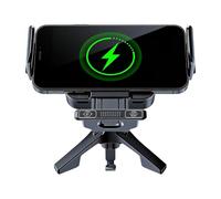 Car Phone Charging Holder, Wireless Fast Charging with Automatic Holding - Mobile Phone Car Mount with Folding Screen, for Road Trips, SUV, Camper, , Cami