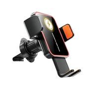 Car Phone Holder - 0.71 Inch Wireless Charger | Mobile Phone Holder for Dashboard | With Charging Induction, Three-Axis Rod for 360° Rotation of the Charging Station for Automotive Saloons, SUVs, W