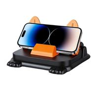 Car Phone Holder 360 Rotating Phone Holder with Parking Number Plate,Orange