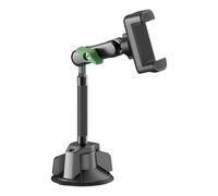 Car Phone Holder - Adjustable Strong Grip Dashboard Windshield Mount for Secure Travel, Navigation with Flexible Arm, Auto Phones Bracket for Vehicle Truck, Compact Design 8.66x3.54 Inches