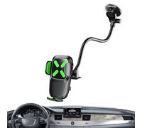 Car Phone Holder - Car Phone Holder with Long Arm Suction Cup | Thick Car Phone Holder Can Be Adjusted to Fit Phone Windshield