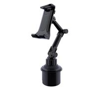 Car Phone Holder Car Tablet Stand Cup Slot 360 Adjustable Smartphone Holder 270 Tilt Bar Triangular Base Ram Mount SUV Tools For Ipad Pro 11 Air Car Phone Mount