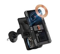 Car Phone Holder Charger - Fast Charging Wireless Car Mount with Automatic Clamping, Silent Electric Induction Phone Holder with Air Vents, Horizontal and Vertical Bil