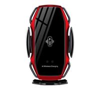 Car Phone Holder Charger | Wireless Charging Mount | Auto Clamping Stand | Auto Clamping Wireless Phone Holder Induction Charging For Car Desktop Phone Securely Within Reach And Fully Charged With Ou