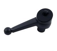 Car Phone Holder Clip for 17mm Air Vent with Ball Head Mount, fit for Most Car Air Outlets, Black ABS Plastic and Metal Hook Design