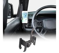 Car Phone Holder Compatible with Defender 90 110 130 2020-2026 Cell Phone Automobile Cradles Hands-Free 360 Degree Rotation,Dash Left Side Cell Phone Stand Car Mount For All Smartphones(Style F)