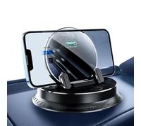 Car Phone Holder - Dashboard & Air Vent Mobile Mount, 360 Degree Rotating Phone Stand | Sturdy Smartphone Cradle for Trucks, Cars, Vehicles with One-Hand for Safe Driving, Hands-Fr