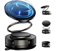 Car Phone Holder for Magsafe,AFGHOA Strong Suction Magnetic 360° Adjustable Car Phone Mount, Phone Holders for Your Car for iPhone 16e 16 Pro Max Plus 15 14 13 12 Samsung Galaxy S25 Edge Google Pixel