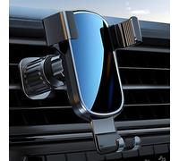 Car Phone Holder for Mini Countryman Clubman R52 360° Rotatable Gravity Mount Car Phone Holder with Anti Slip Alloy Clamp Shock Absorption