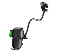 Car Phone Holder - Long Arm Holder with Sturdy Clamp, Universal for 4.7-7 inch Phones, PP Alloy Material | Windshield Installation on Dashboard