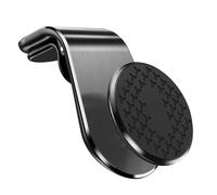Car Phone Holder Magnetic Air Vent for Chrysler Grand Cherokee 2013-2017, L Type Clip Magnetic Smartphone Mobile Mount 360° Rotation One-Hand Operation,round
