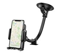 Car Phone Holder Mount, Cell Phone Holder for Car,Universal Car Phone Mount Windshield with Strong Suction, Anti-Shake Stabilizer Phone Car Holder,Compatible with All iPhone Android Smartphone